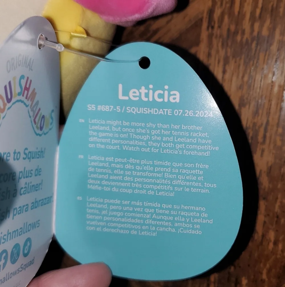 Squishmallows Leticia Lemon Plush